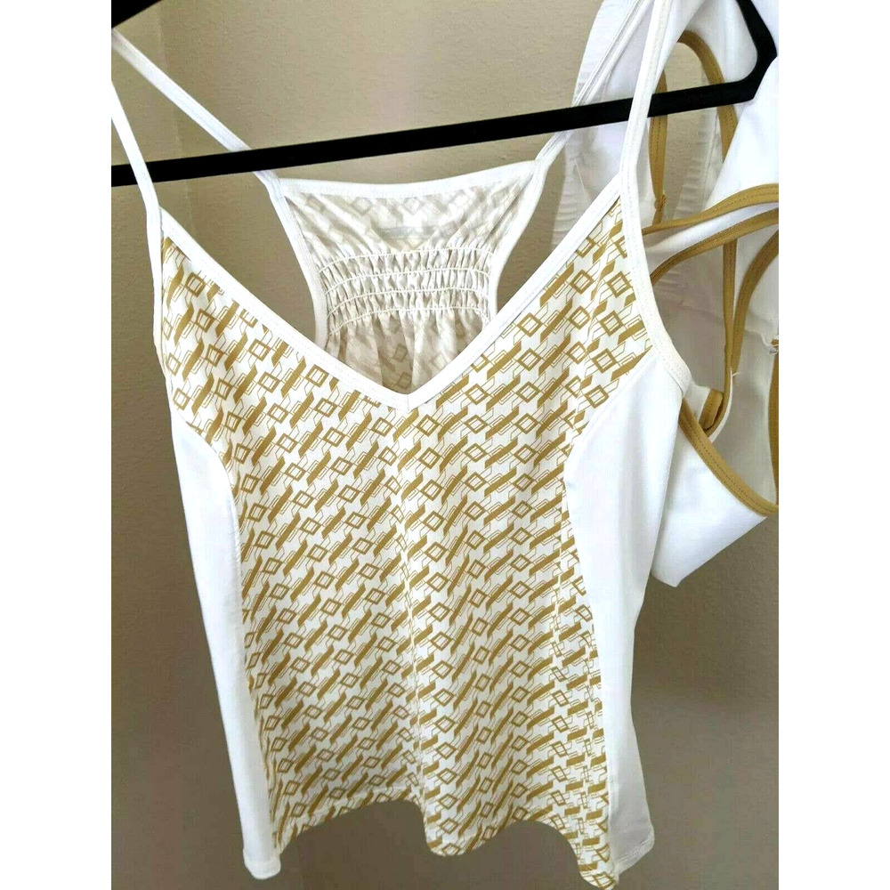 balle de match Tennis Top Racerback Sports Bra NEW